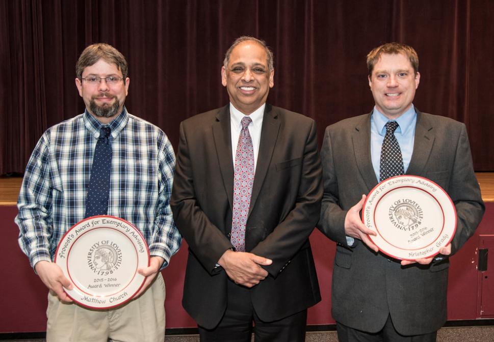 Winners of the Provost's Awards for Exemplary Advising