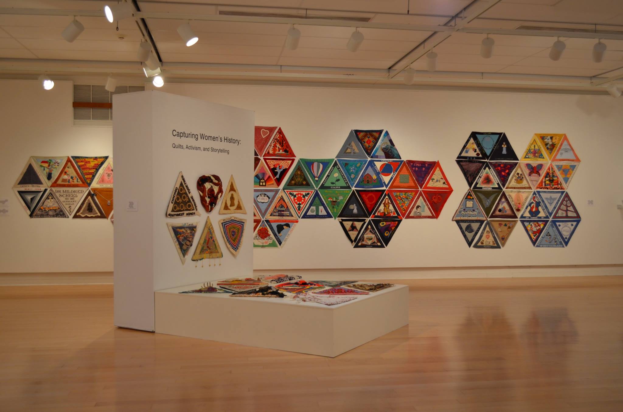 International Honor Quilts on display