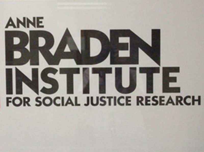 sign Anne Braden Institute for Social Justice Research