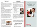 College and Autism Brochure