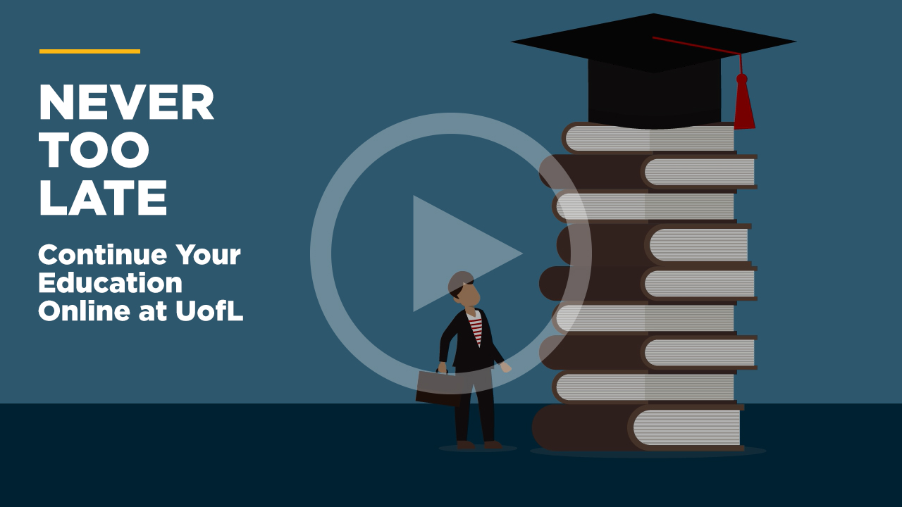 Online learning video - It's Never Too Late