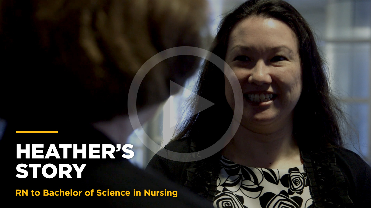 Online learning video - Heather's Story: Online RN to BSN