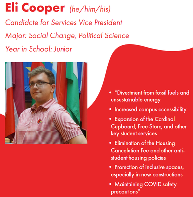 Eli Cooper, 2021-22 SGA SVP