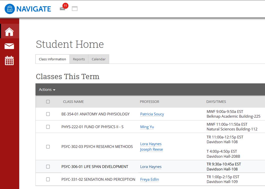 Classdetails