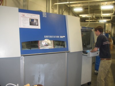 Sinterstation 2500 Plus (upgraded) - selective laser sintering equipment for polymers housed in the Vogt Additive Manufacturing Lab at J B Speed School of Engineering. 