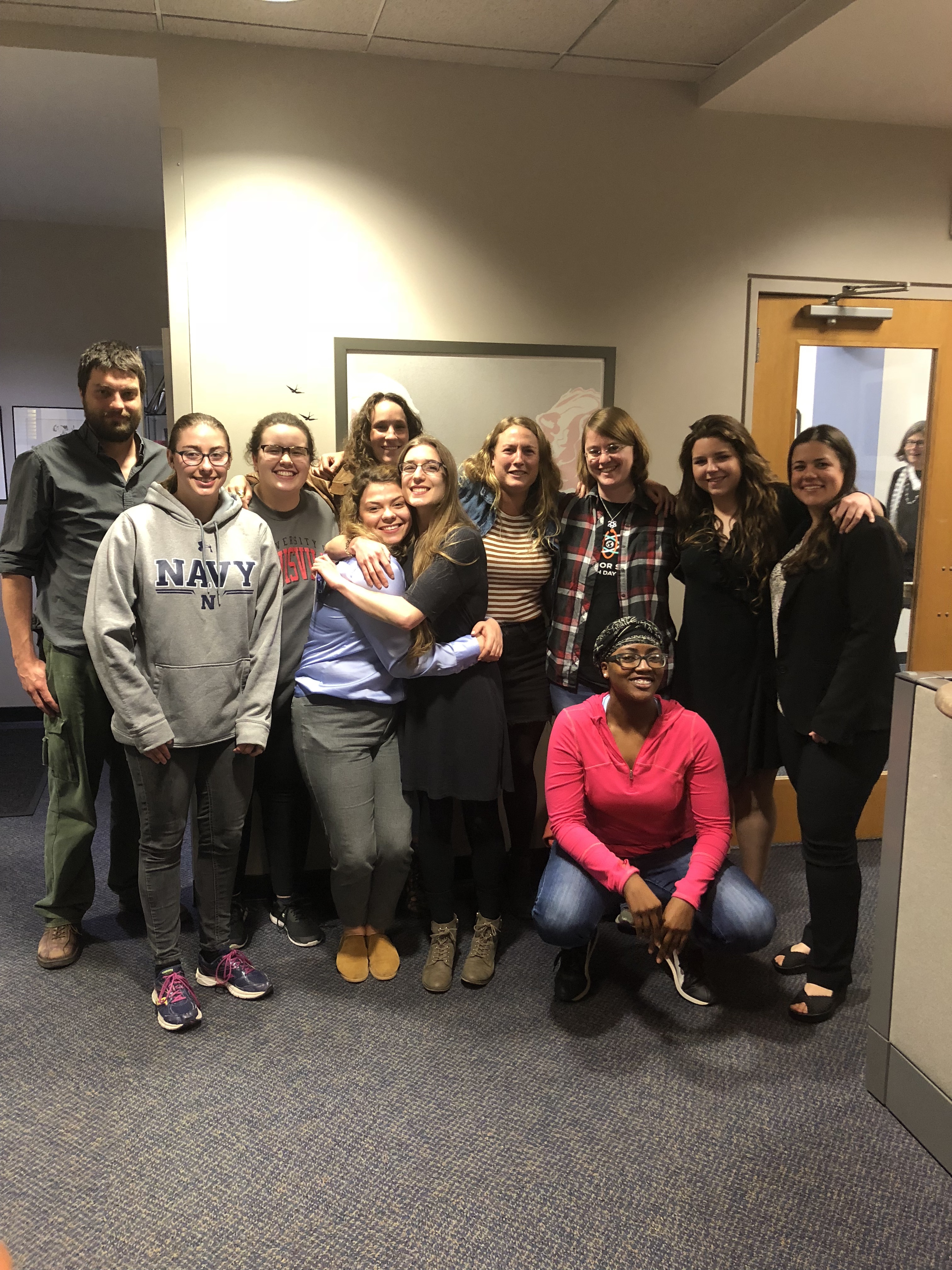 Graduate students celebrate the end of the academic year and their fellow graduates at annual dinner!