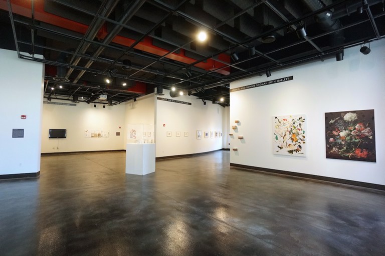 Installation view of New Recruits exhibition
