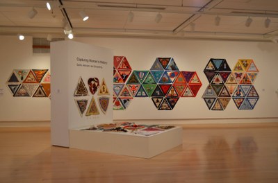 International Honor Quilt, “Capturing Women’s History: Quilts, Activism, and Storytelling,”Hite Art Institute, Schneider Galleries
