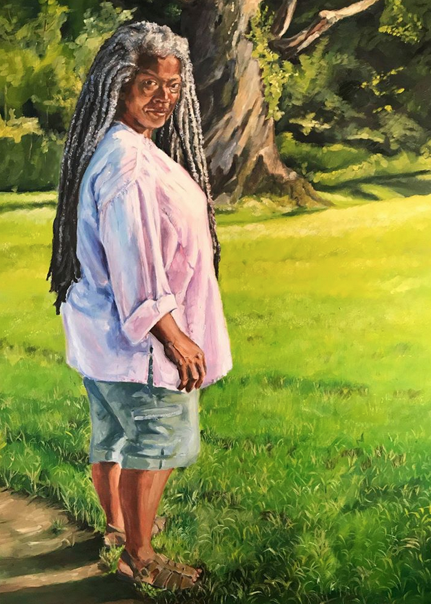 Painting by Sandra Charles