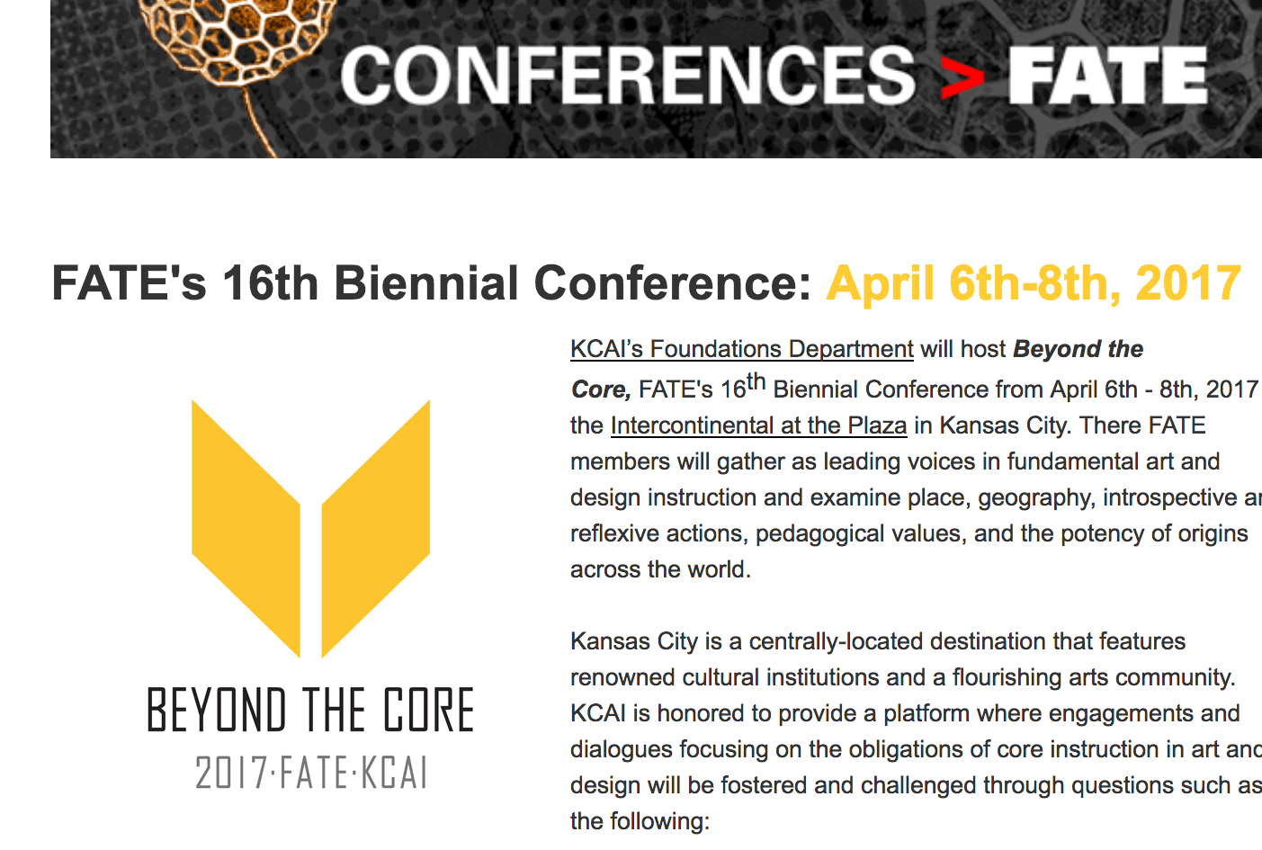 Conference details