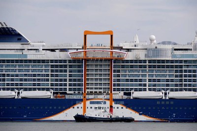 Side-view of the Royal Caribbean
