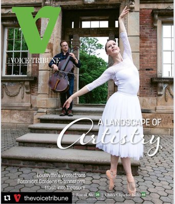 Kathryn Harrington's photography published on the cover of The Voice Tribune