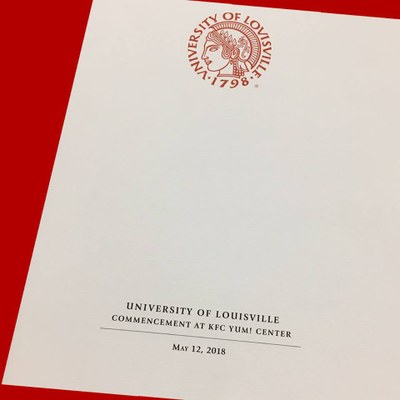 University of Louisville Commencement document