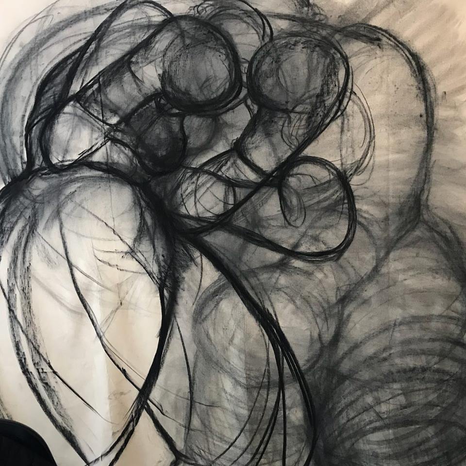 Robyn Gibson Charcoal Drawing