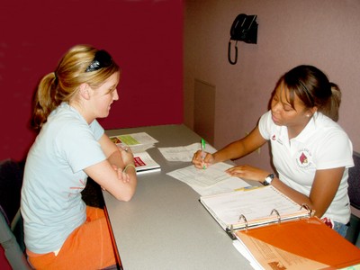 Advising during orientation