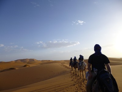 2nd place submission: Sahara to Sundown – Ben Rathnow (Sahara Desert, Morroco) 