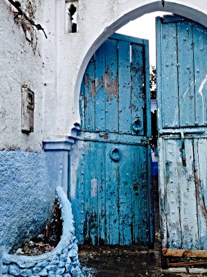 2nd place submission: Africa in Blue – Ayla Townsend (Chefchaouen, Morocco) 