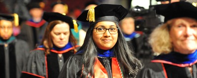Woman at graduation