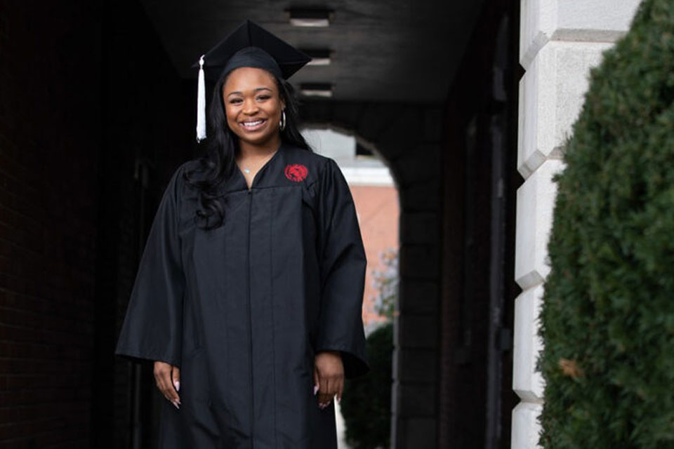 UofL graduate pushes through darkness to get to light