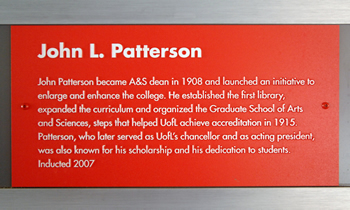 patterson plaque