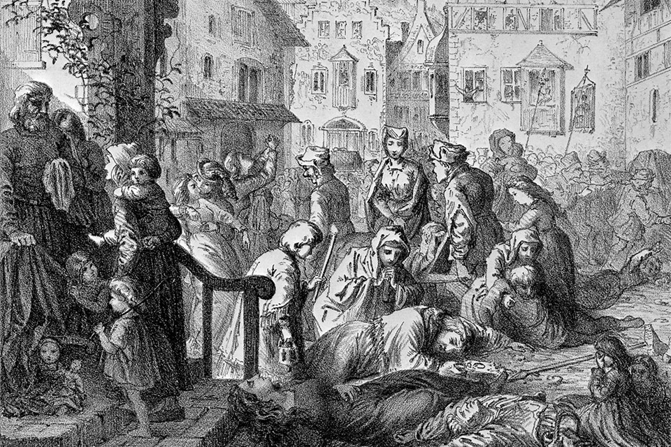 How did the ancient bubonic plague shape our immune systems today?
