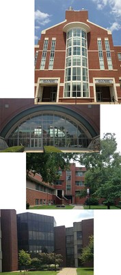 Collage of Buildings on Belknap Campus