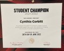 student champion certificate 2022