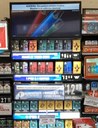 Gas station display of Vuse e-cigarettes