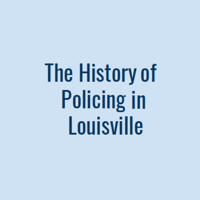 History of Policing