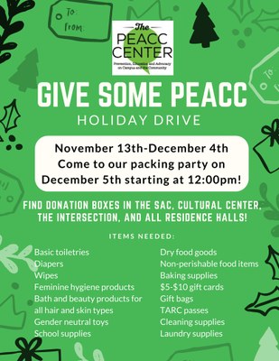 PEACC Holiday Drive