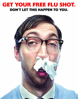 Flu shot poster