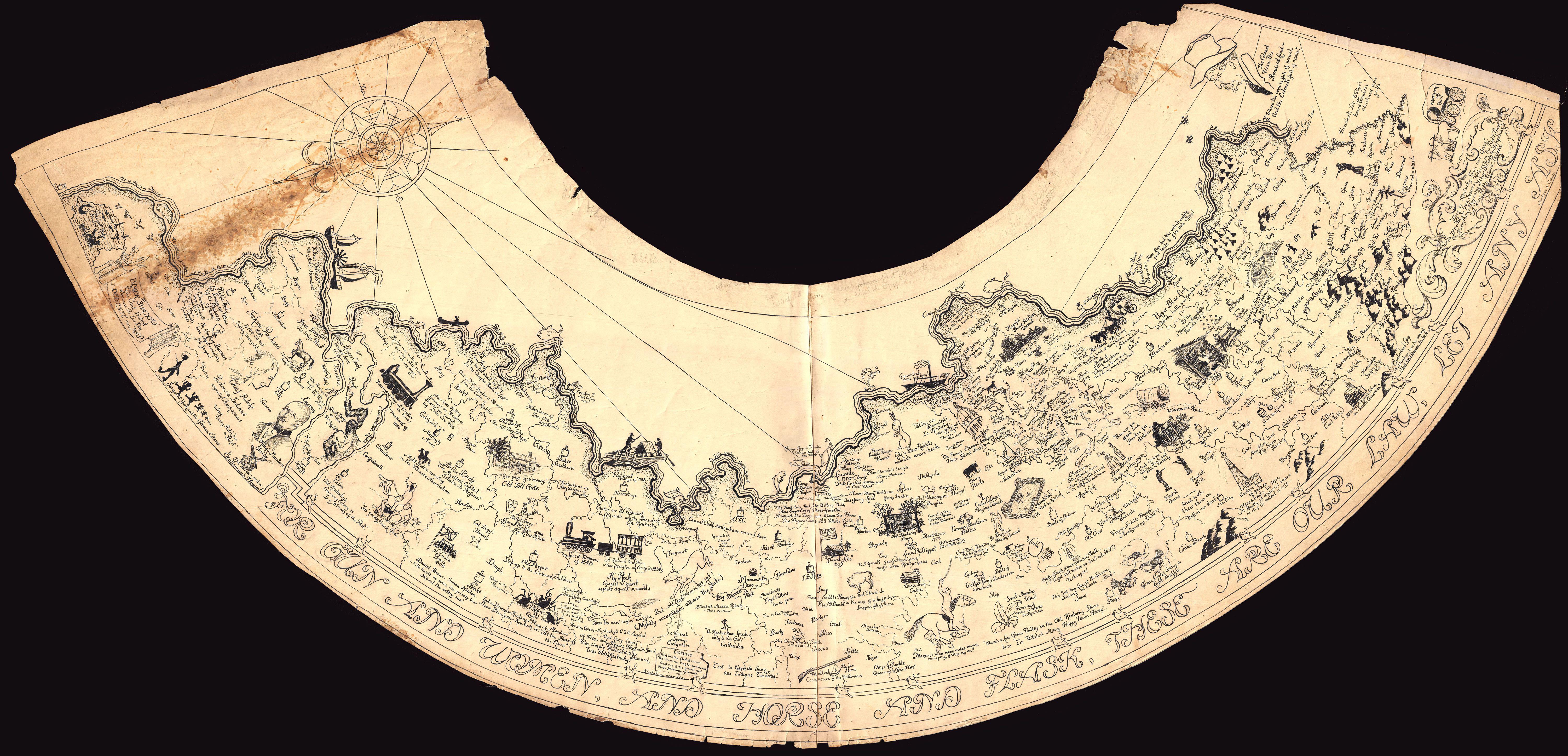 1929 Folk Art Map