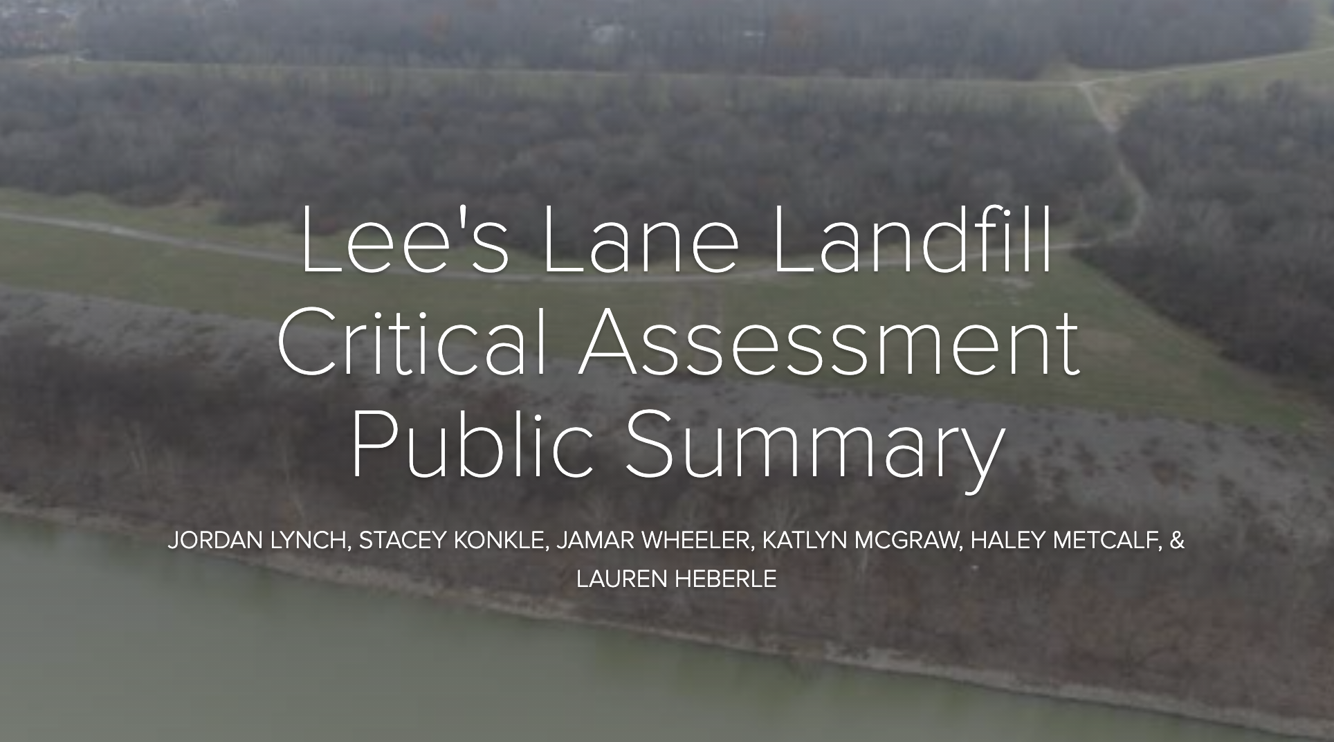 Lee's Lane Public Summary