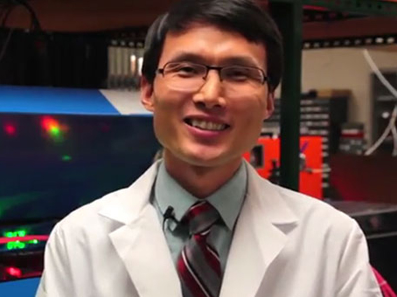 Chemistry Professor Jinjun Liu explains how he uses lasers to study energy efficiency