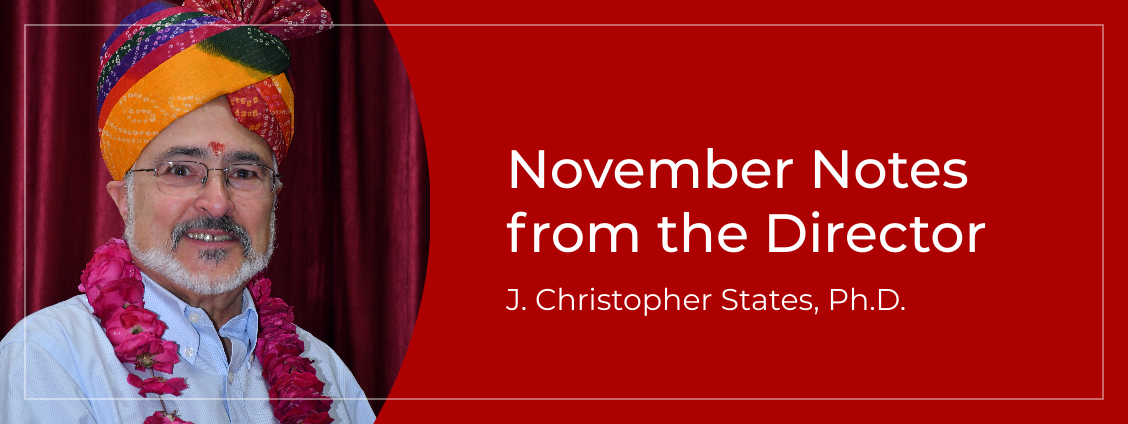 November 2022 Notes from the Director