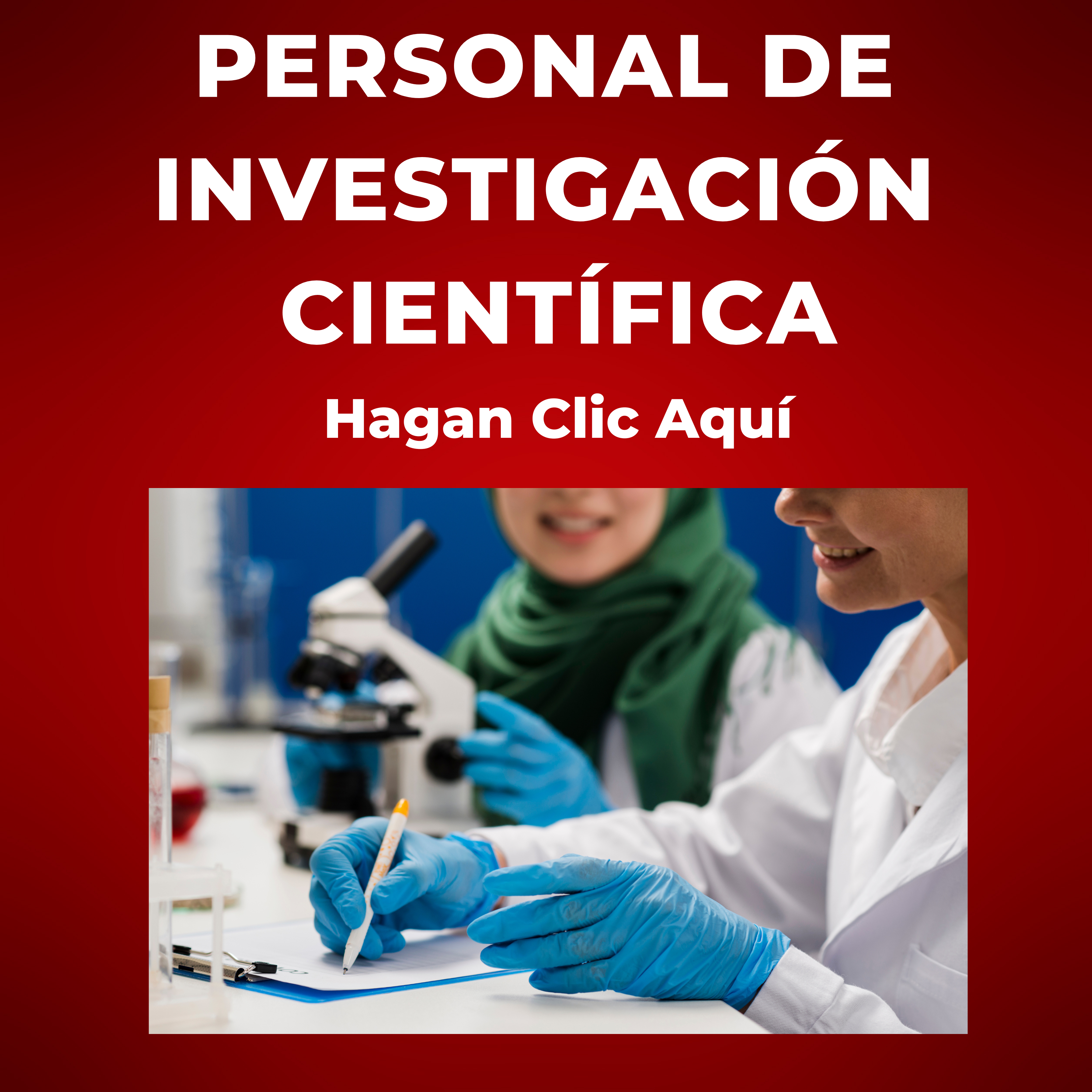 Personal de investigación científica