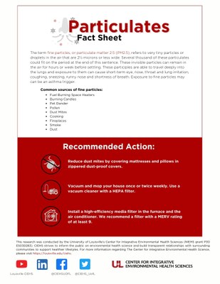 Particulates Fact Sheet