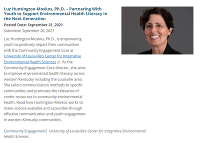 Dr. H-M NIEHS Spotlight 