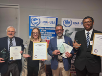 J. Christopher States, Ted Smith, Clara Sears, and Frederick Ekuban Honored for PFAS Advocacy and Research at 2024 UN Day PFAS Awareness Event