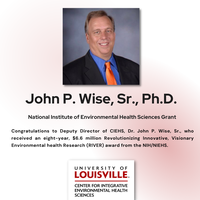 John P. Wise, Sr., Ph.D. RIVER Grant Press Conference 