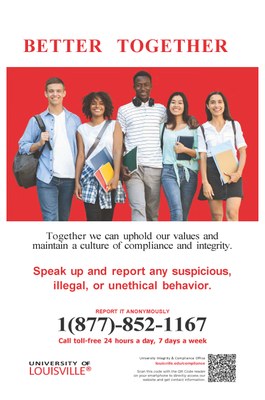 Compliance Hotline Poster 'Better Together'