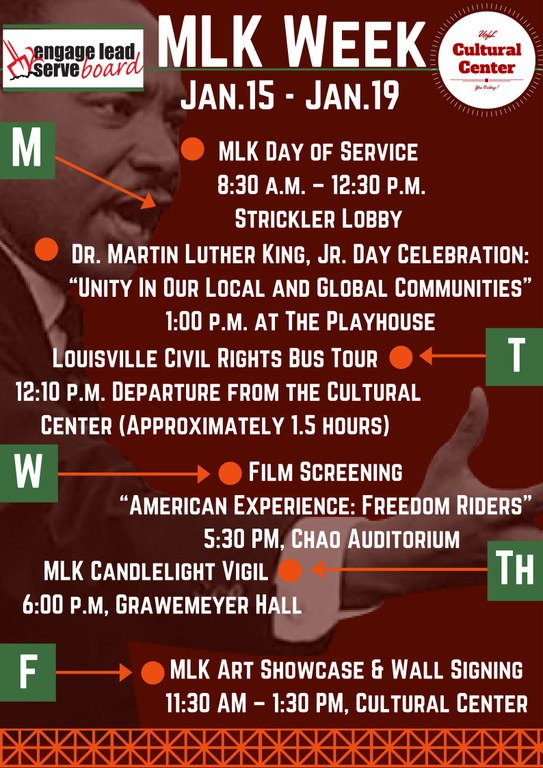 uofl mlk week 2018 university of louisville martin luther king week 2018