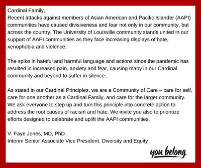 VP Message AAPI Support