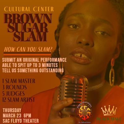 Flyer for Brown Sugar Poetry Slam.