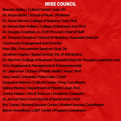 Members of the BMI Wise Council 