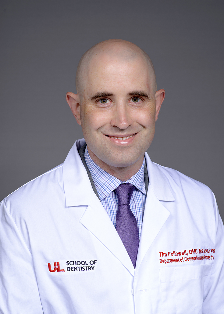 Image of Dr. Timothy Followell at the University of Louisville School of Dentistry
