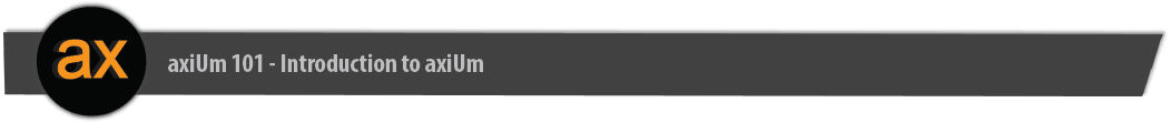 axiUm 101 Banner