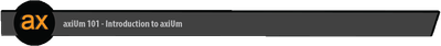 axiUm 101 Banner