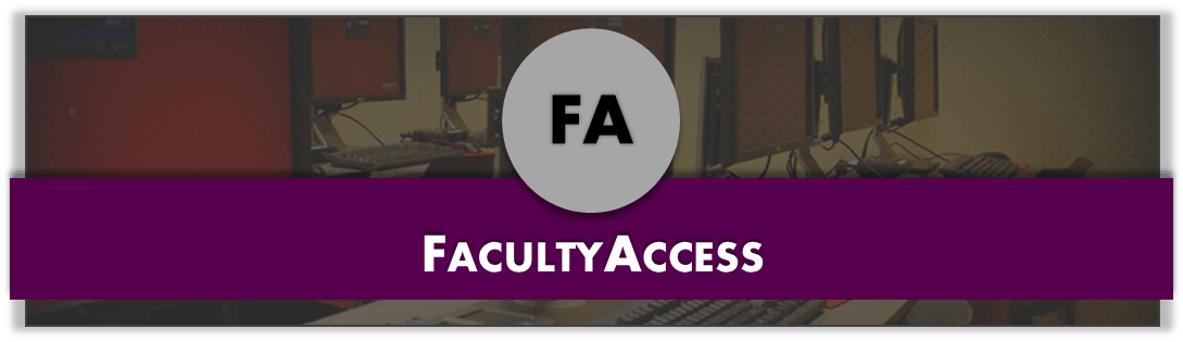 FacultyAccess Banner