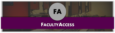 FacultyAccess Banner